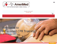Tablet Screenshot of amerimedcpr.com